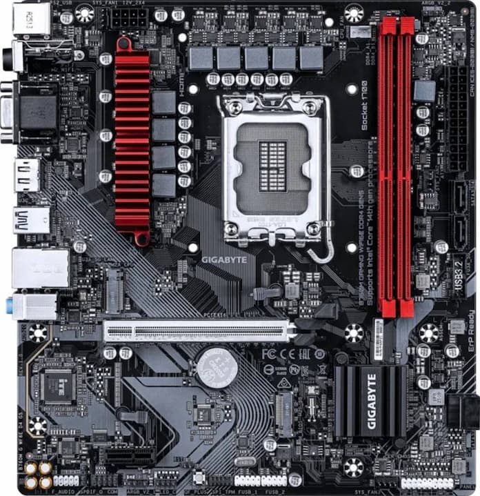Gigabyte B760M Gaming WiFi6E : DDR4 et PCIe 5.0