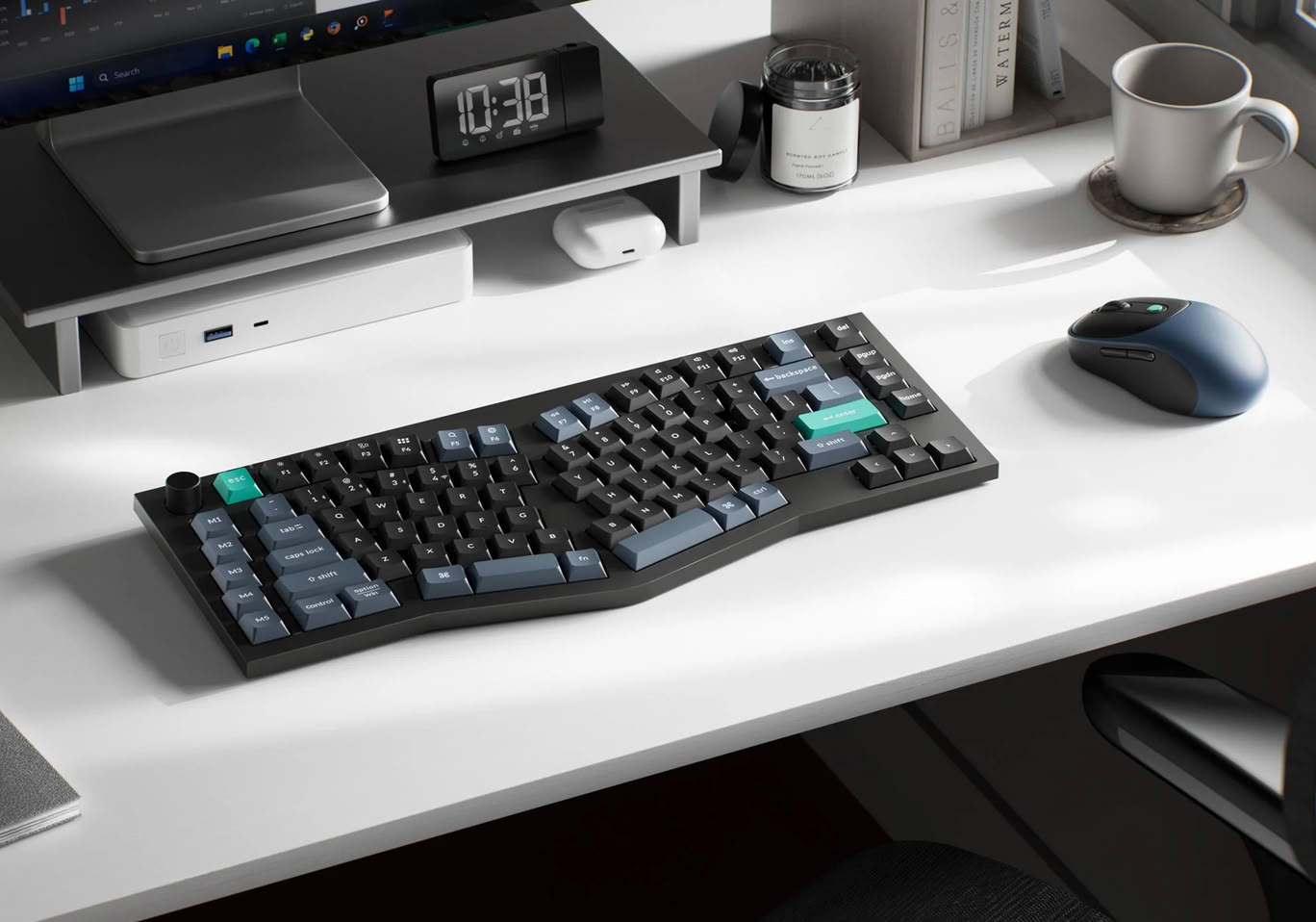 Keychron B40 et B39 : deux claviers Alice à touches scissor dès 49,99 dollars