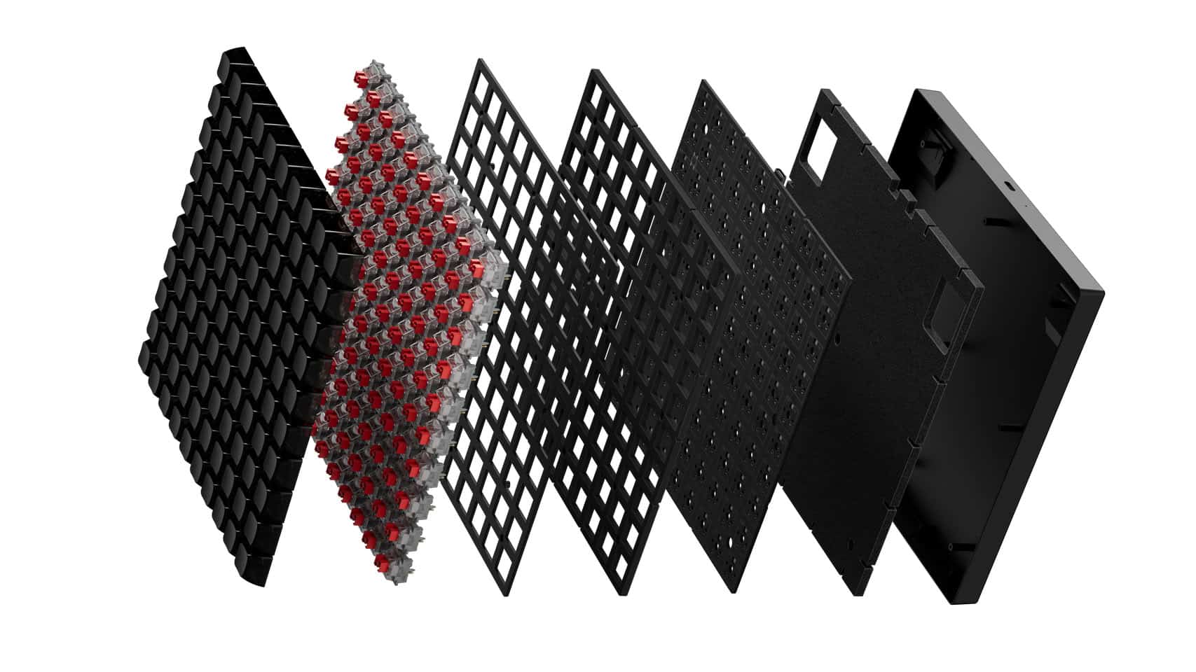 Keychron C100 8K : un macro pad mécanique de 100 touches à 64,99 dollars