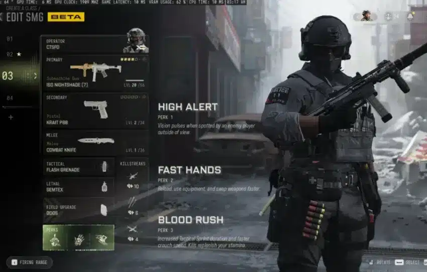 La meilleure configuration pour l'ISO Nightshade dans Modern Warfare 4
