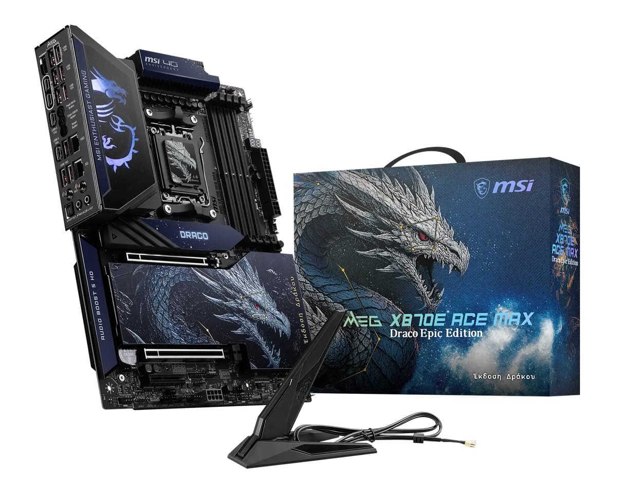 MSI DRACO EPIC EDITION : l'hommage aux 40 ans du fabricant