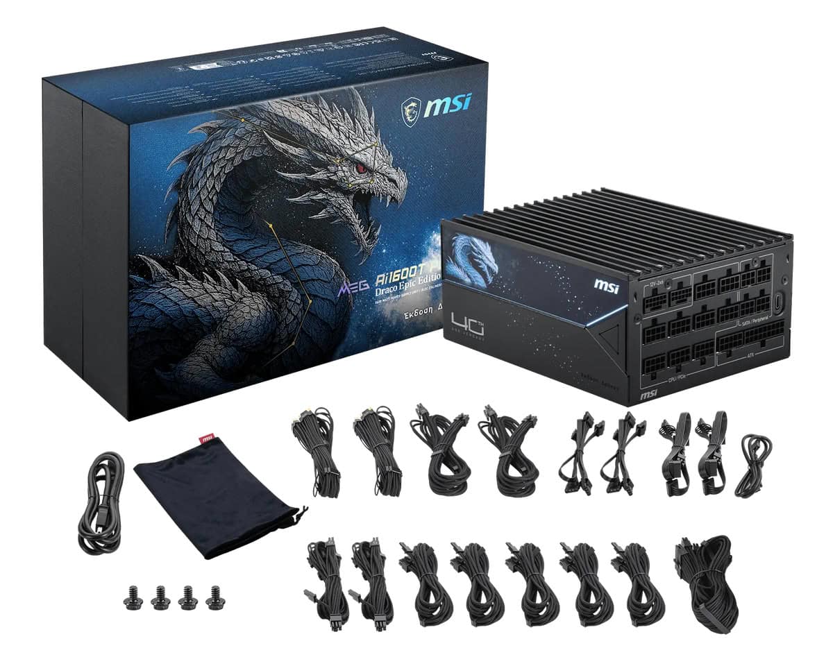 MSI DRACO EPIC EDITION : l'hommage aux 40 ans du fabricant