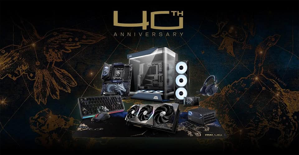 MSI DRACO EPIC EDITION : l'hommage aux 40 ans du fabricant