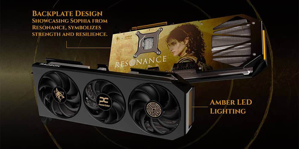PowerColor Radeon RX 9070 XT Hellhound Resonance Edition