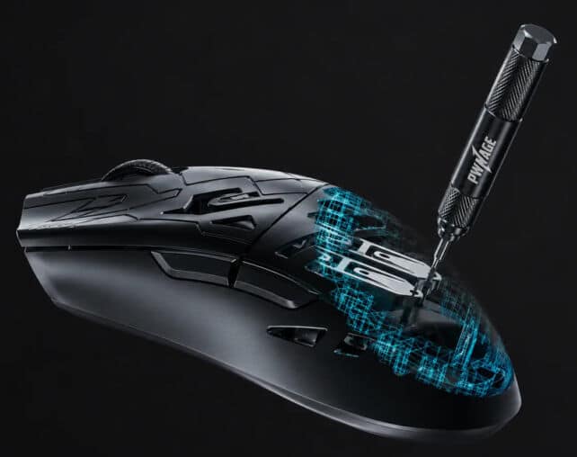 Pwnage Vanta : la souris gaming sans fil au clic mécaniquement réglable
