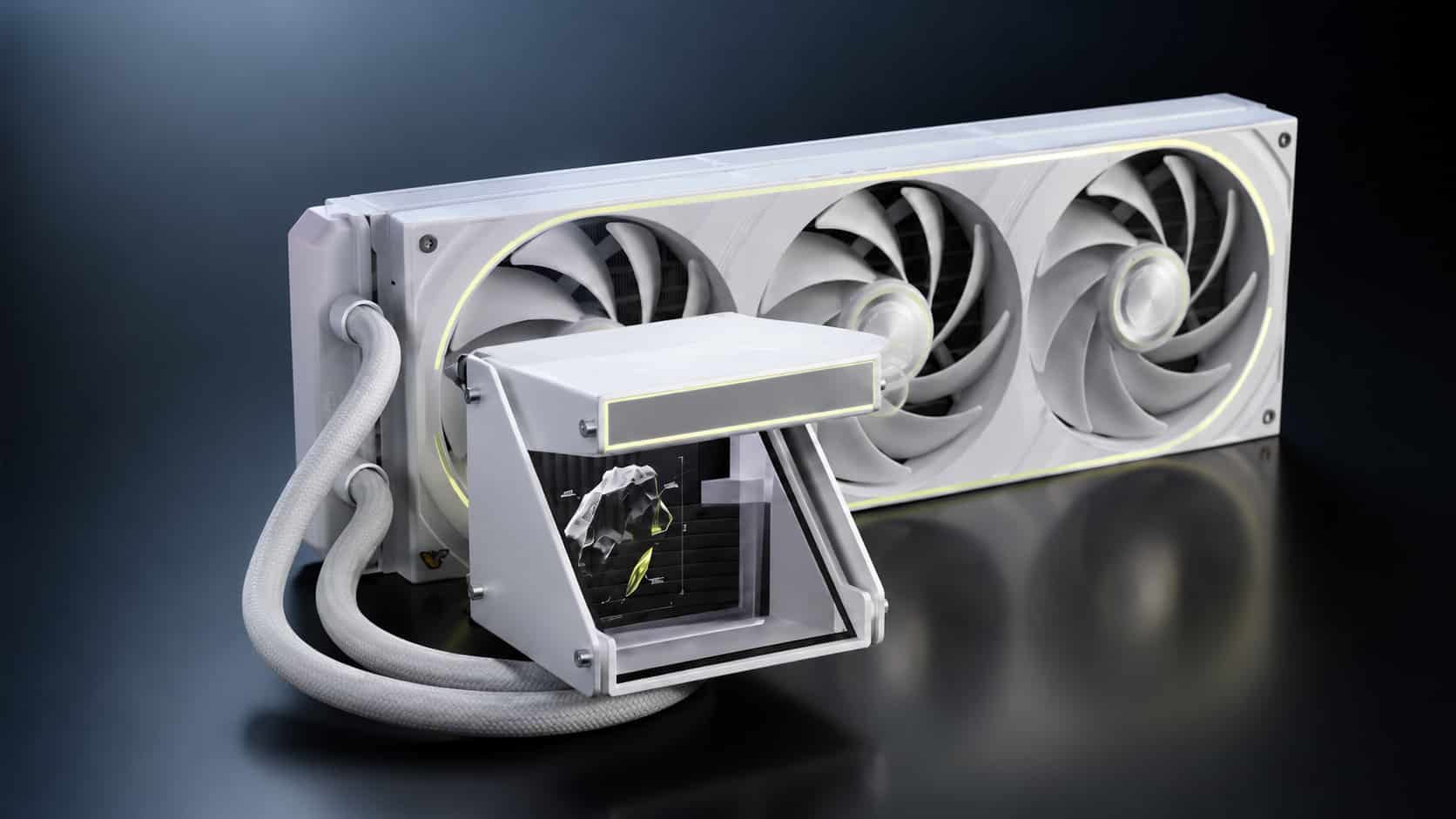 TRYX HOLO 360 : un AIO qui fait flotter un hologramme au cœur du PC
