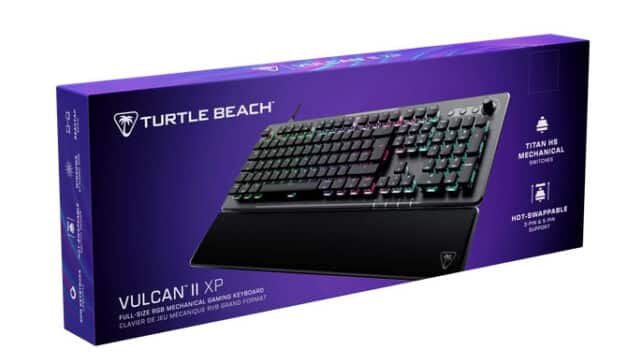 Turtle Beach Vulcan II XP, clavier mécanique hot-swap