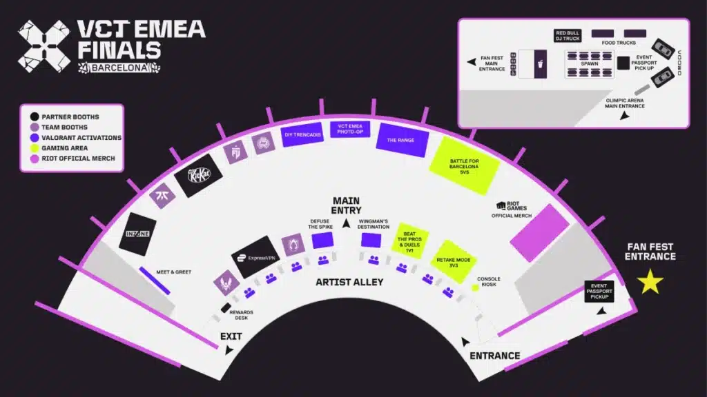 VCT EMEA Barcelona Fan Fest 2026 : dates, horaires et programme complet
