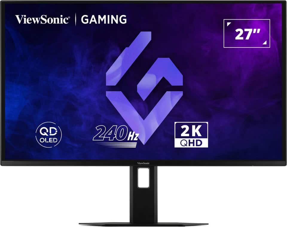 ViewSonic XG2738-2K-OLED : un moniteur 27 pouces QD-OLED taillé pour l'esport