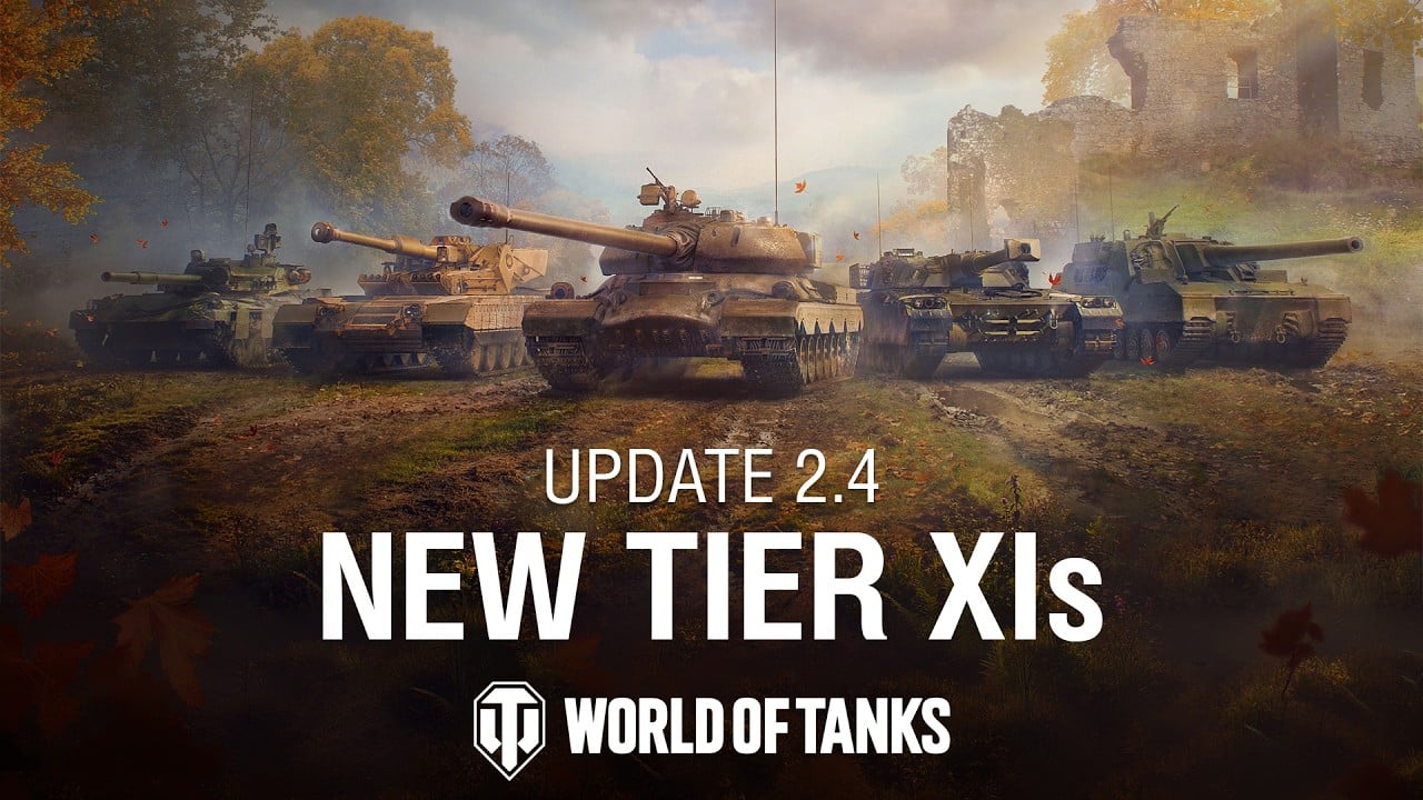 World of Tanks : la mise à jour 2.4 ajoute cinq chars de Tier XI