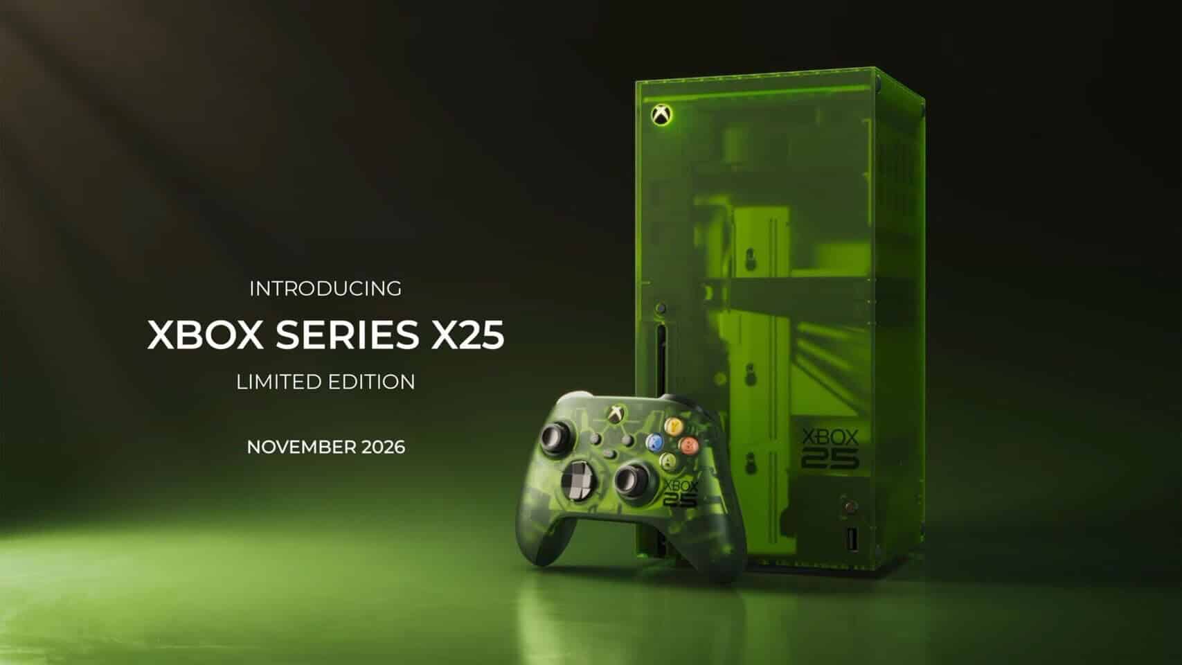Xbox Series X25 : la console édition limitée à 899 $ arrive en novembre 2026