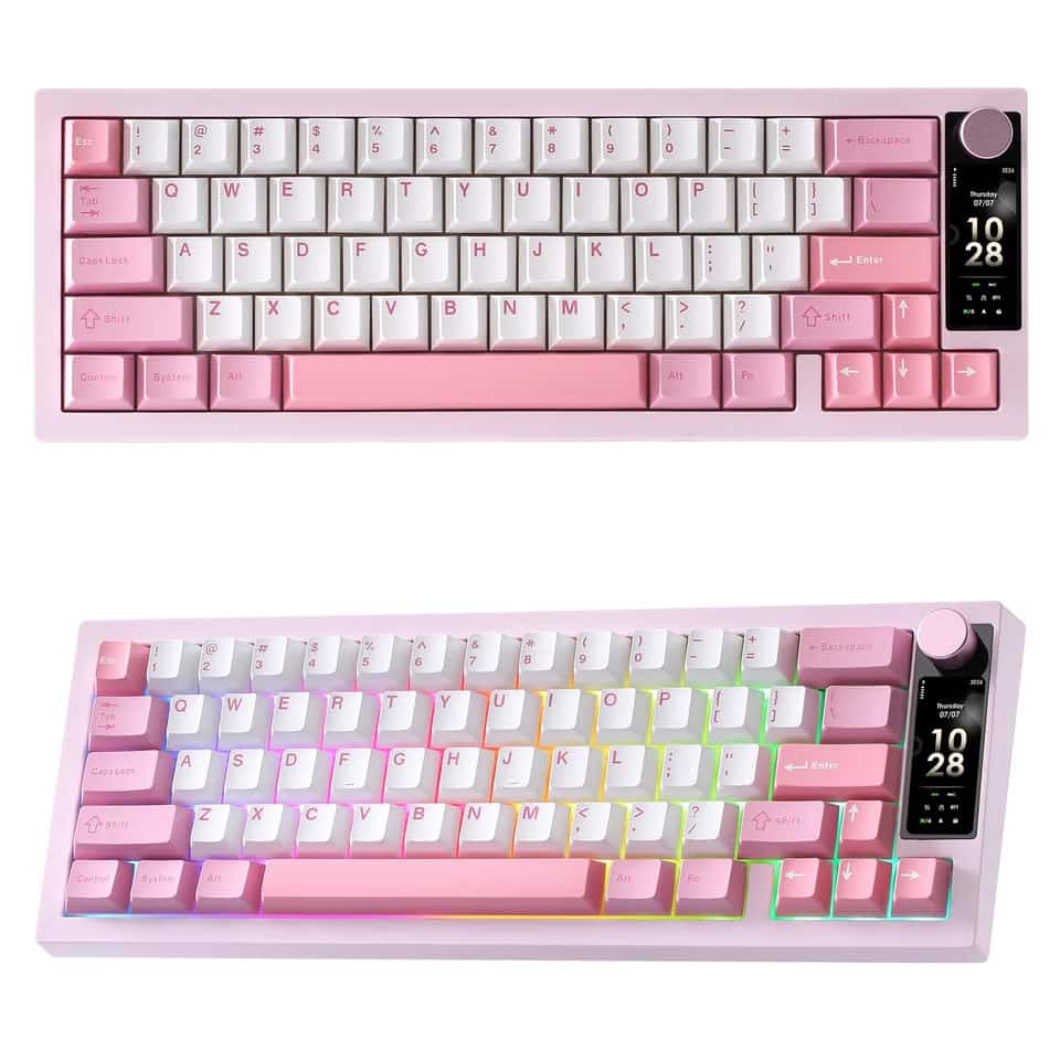 Yunzii IF68 : un clavier mécanique 65 % sans fil avec écran TFT intégré