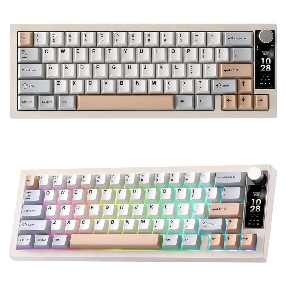 Yunzii IF68 : un clavier mécanique 65 % sans fil avec écran TFT intégré