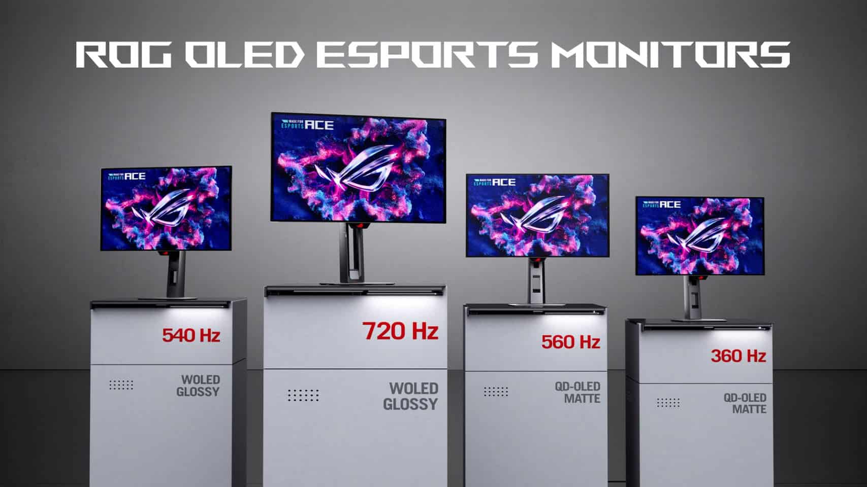 ASUS ROG dévoile sa nouvelle gamme de moniteurs gaming à la Gamescom 2026