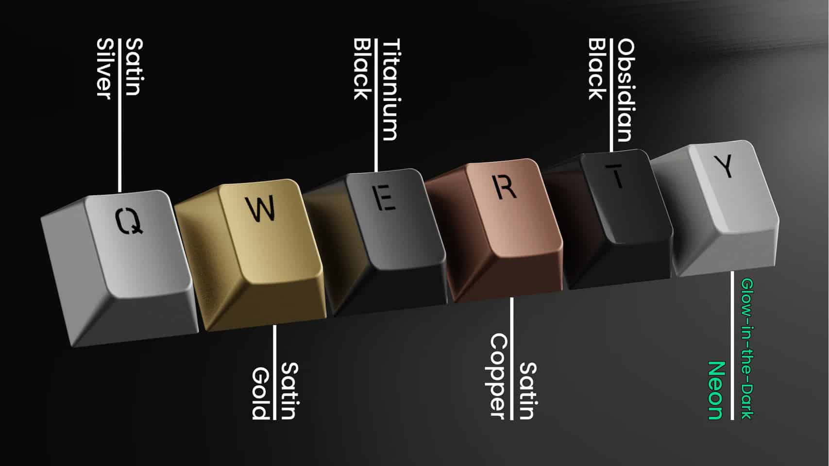 Awekeys dévoile des keycaps métal RGB pour claviers mécaniques