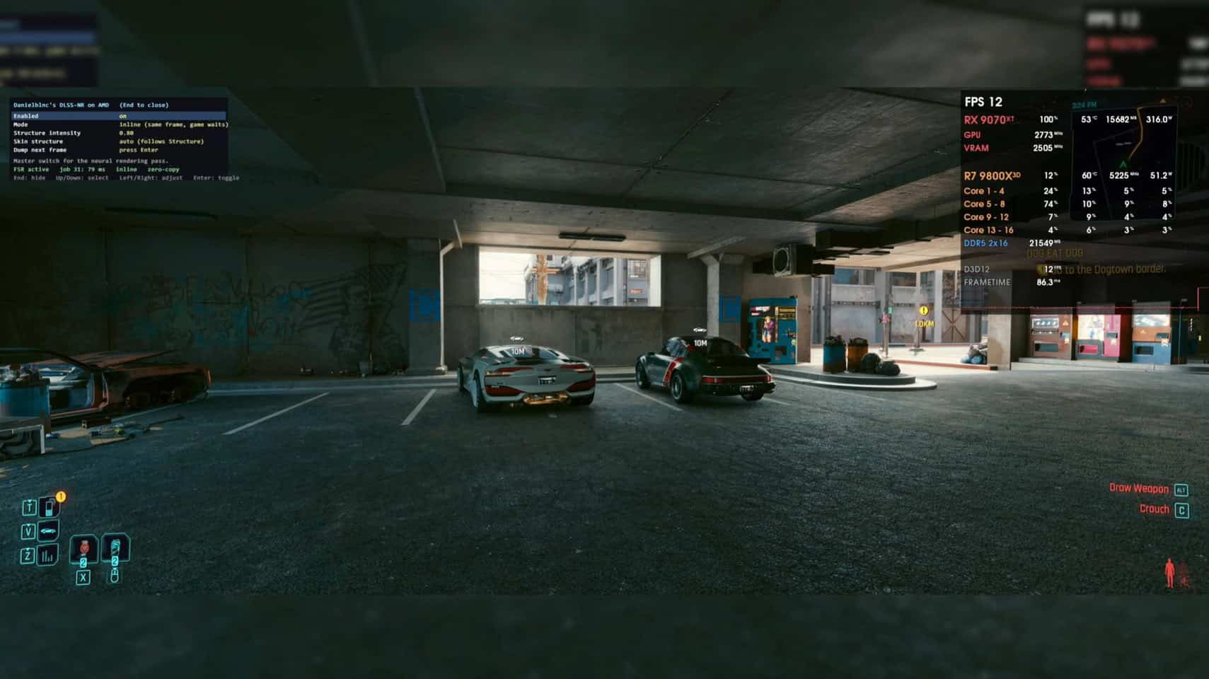 DLSS 5 fonctionne sur AMD, mais c'est très lourd