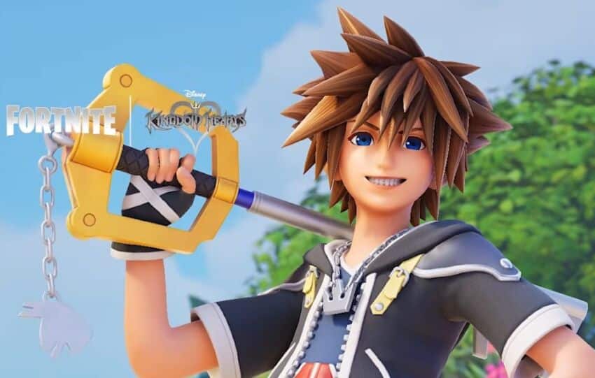 Fortnite Override : Sora de Kingdom Hearts débarque avec sa keyblade