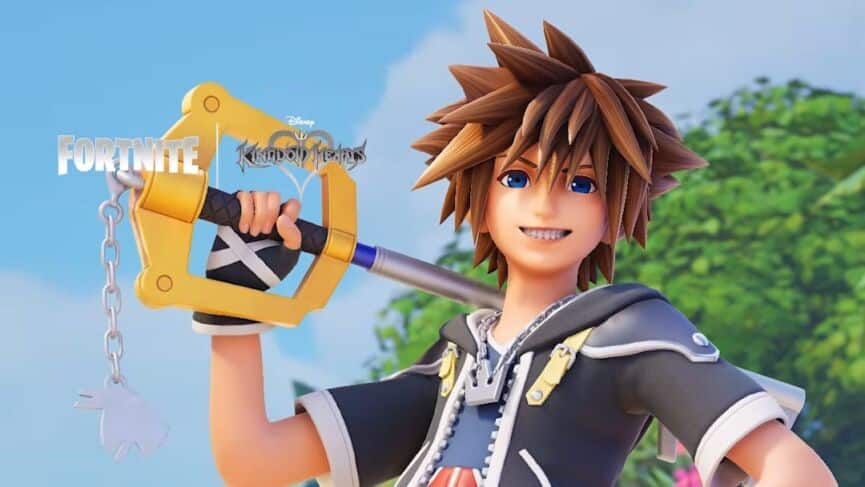 Fortnite Override : Sora de Kingdom Hearts débarque avec sa keyblade