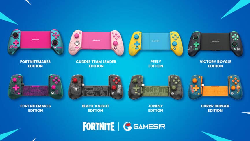 GameSir dévoile une collection officielle de manettes mobiles Fortnite