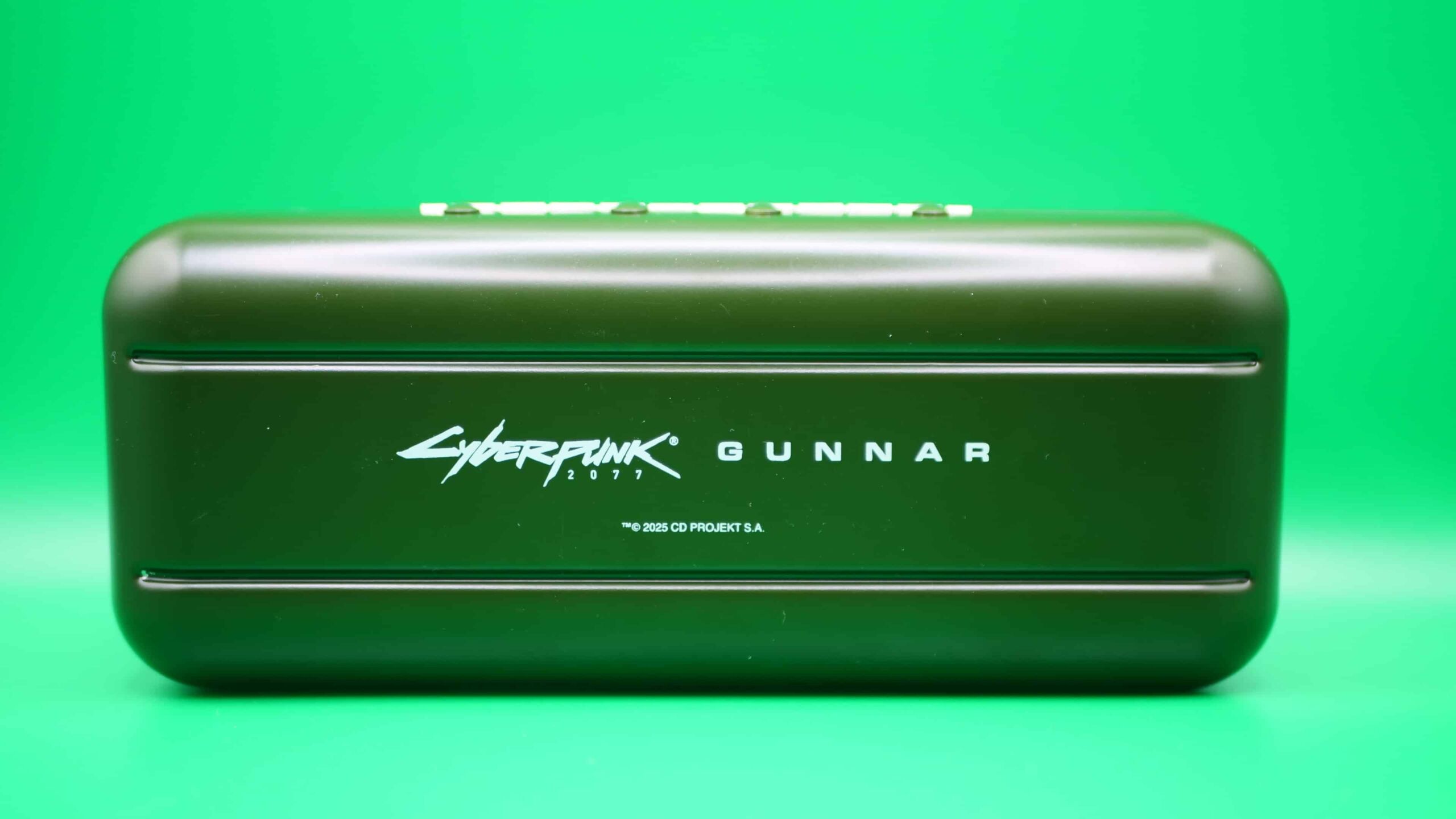 GUNNAR Optiks x Cyberpunk 2077 : des lunettes Militech à 99 dollars