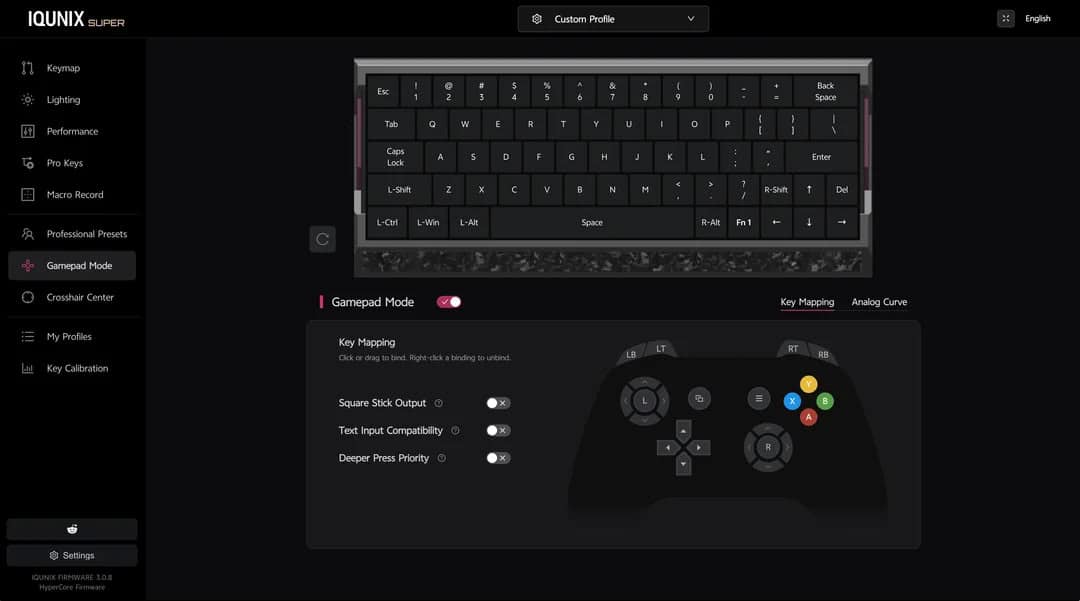 Iqunix EV63 HE : le Gamepad Mode arrive enfin