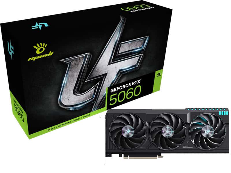 Manli dévoile ses cartes RTX 5060 pour ses 30 ans