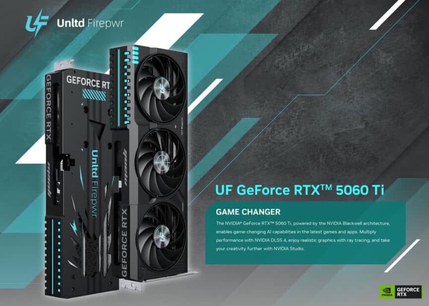 Manli dévoile ses cartes RTX 5060 pour ses 30 ans