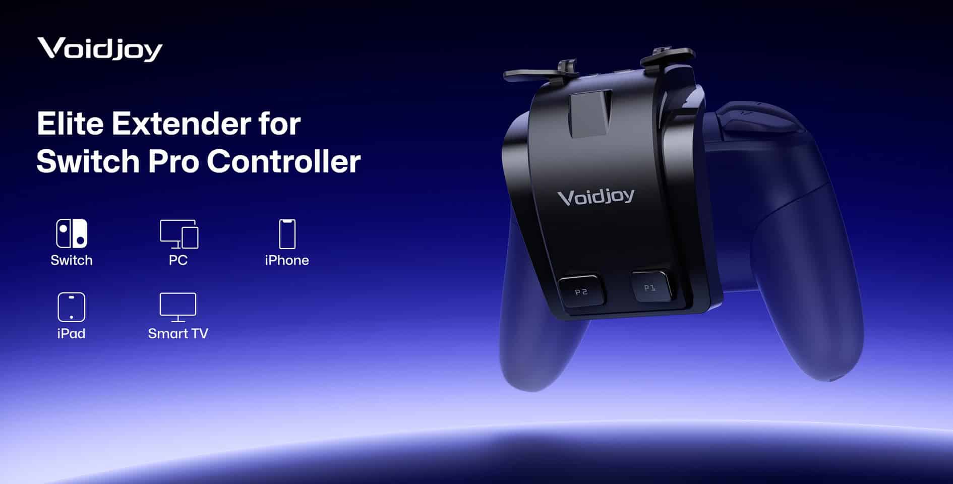 VOIDJOY lance le SkyLark S1 Pro et l'Elite Extender pour Switch Pro Controller