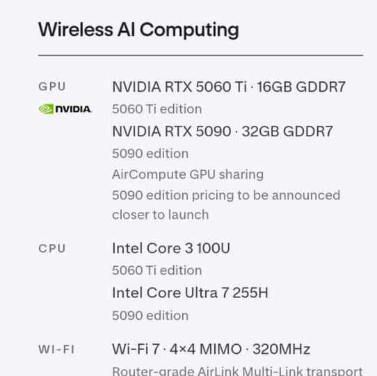 Wici One : l'eGPU sans fil qui promet du RTX 5090 en Wi-Fi 7