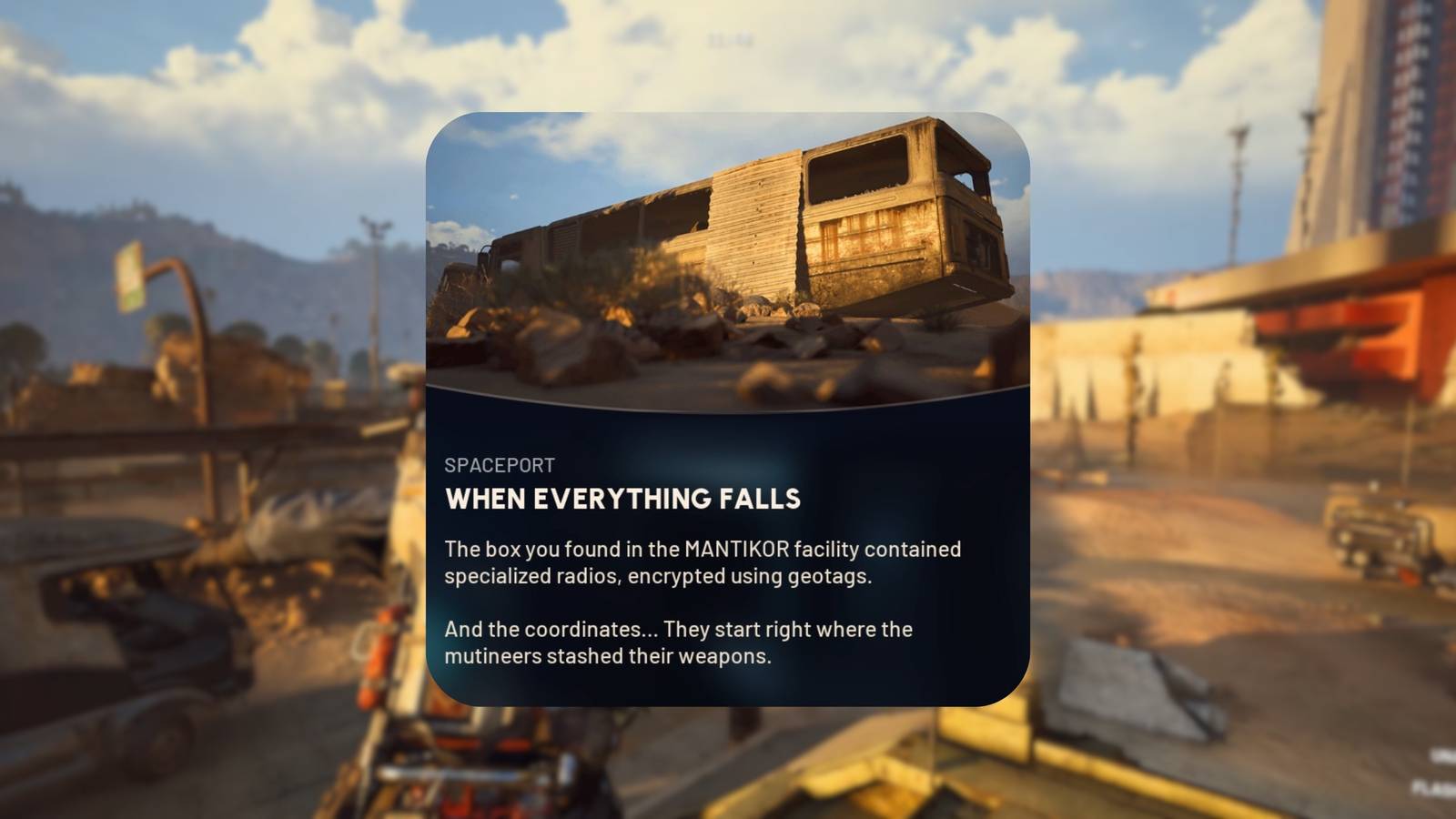 ARC Raiders : nouvelle quête When Everything Falls
