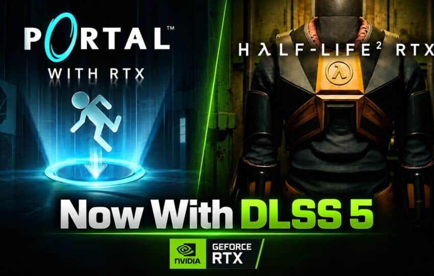 DLSS 5 et Multi Frame Generation 6X arrivent dans Portal with RTX