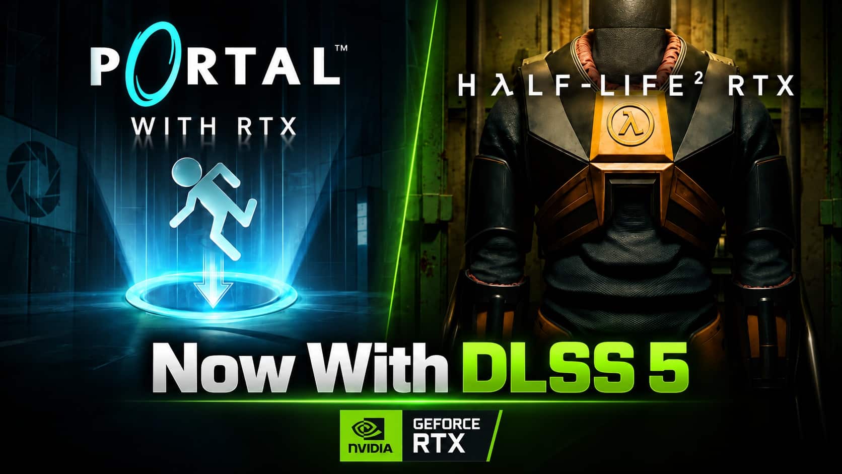 DLSS 5 et Multi Frame Generation 6X arrivent dans Portal with RTX