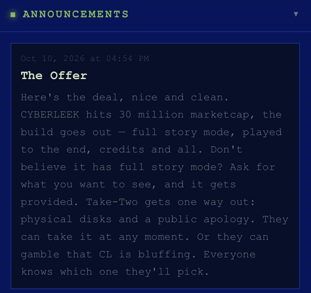 GTA 6 : le leaker Cyberleek menace de diffuser une build jouable complète