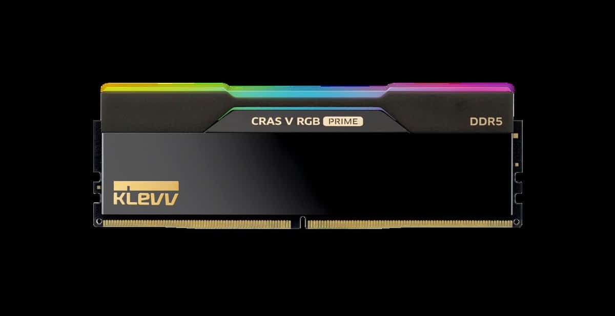KLEVV Cras V RGB Prime : la DDR5 certifiée AMD EXPO ULL grimpe jusqu'à 8000 MT/s
