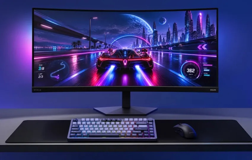 Philips lance le 36M4C5500P, premier moniteur gaming 36 pouces au monde