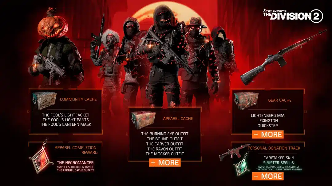 The Division 2 : le patch TUY8S3.2 lance l'événement Red Moon Unleashed
