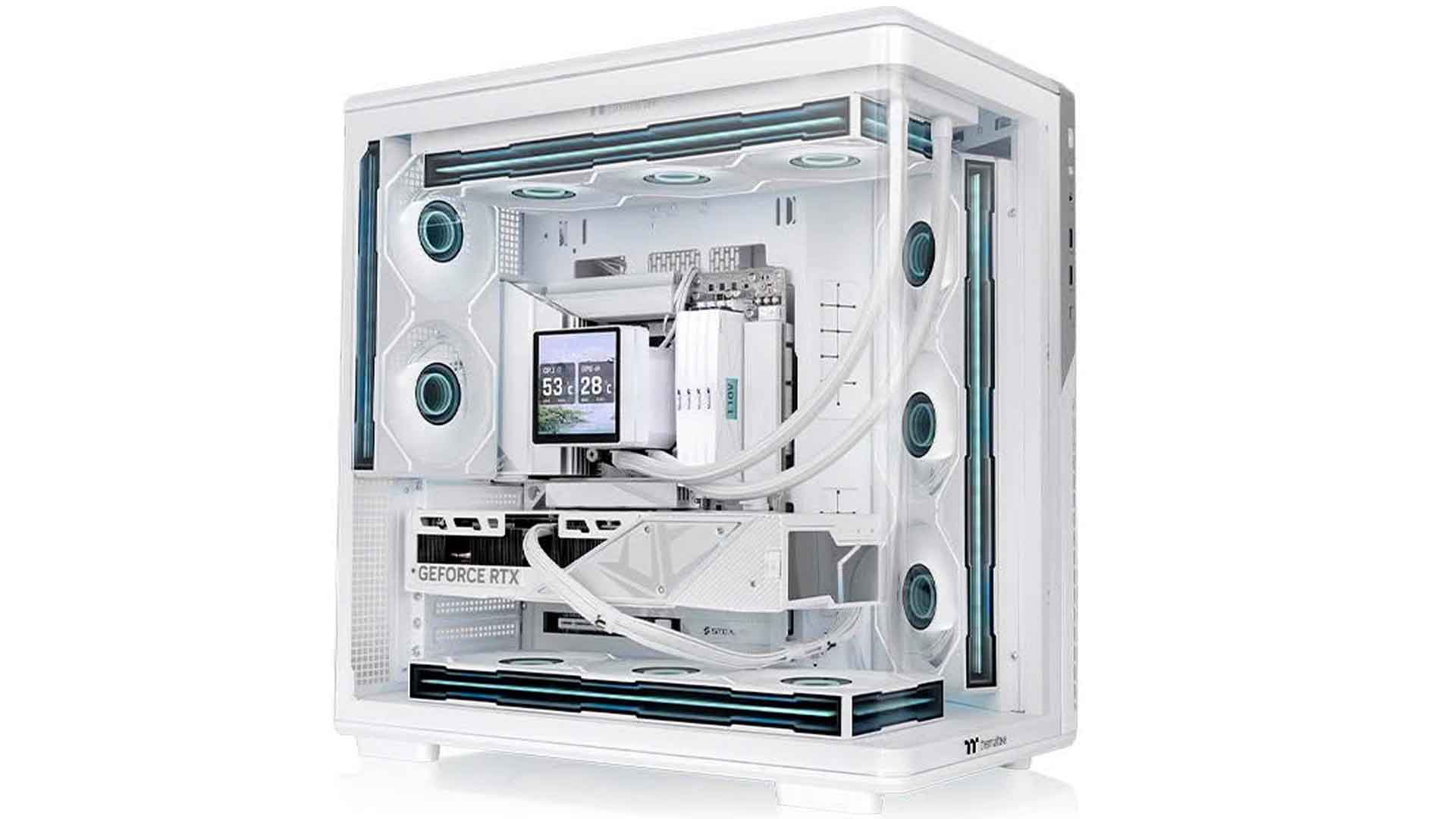 Thermaltake View 590 TG ARGB : exposition totale en verre courbé