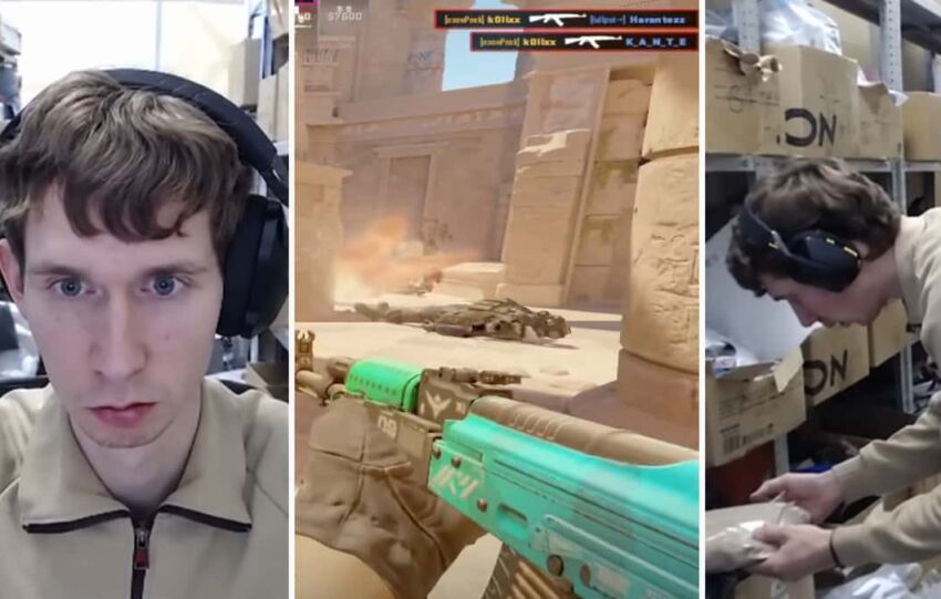 Un streamer russe gère un point retrait en jouant à CS2